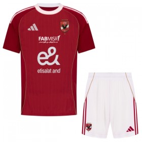 Koszulka Al Ahly Dziecięcy Domowe 2025-26 Koszulki Piłkarskie Krótki Rękaw